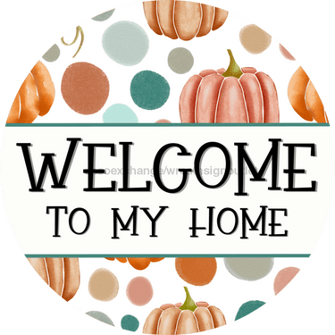 Fall Sign, Welcome Sign, DCO-00572, Sign For Wreath, 10